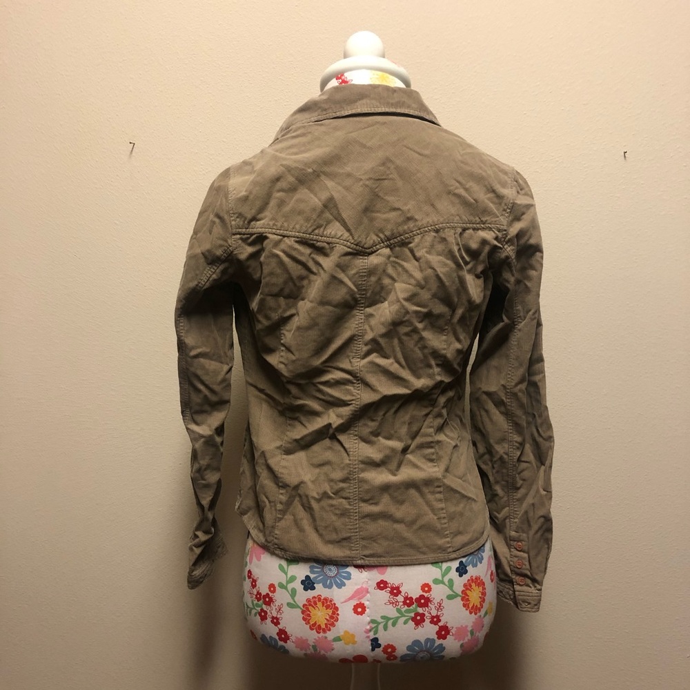 Ruffle Ribbed Jacket - Picture 4 of 4